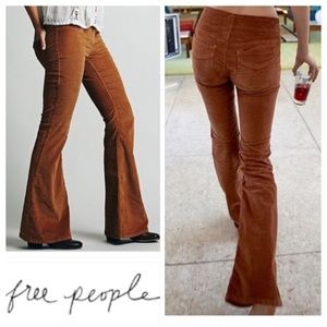 Free People Pull On Corduroy Flare